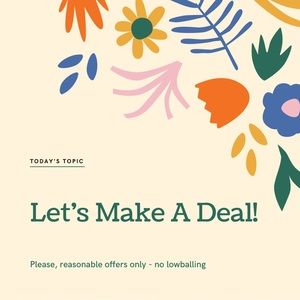 Let’s make a deal!